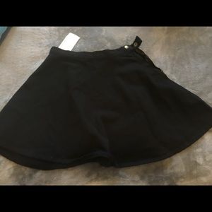 Black denim American Apparel skirt